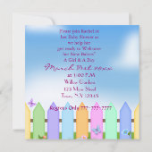 BABY SHOWER AFRIKAANSE AMERIKAANSE TWEEDE BOYS KAART (Achterkant)