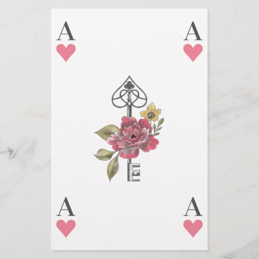 Baby shower Alice in Wonderland Fun Raad eens wie  (Achterkant)