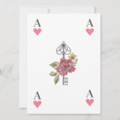 Baby shower Alice in Wonderland Fun Raad eens wie Kaart (Achterkant)