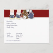 Baby shower Alle Sport Uitnodiging Sjabloon (Achterkant)