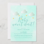 Baby Shower Annulering Shower per post Neutraal Kaart (Voorkant)