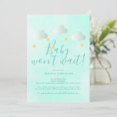 Baby Shower Annulering Shower per post Neutraal Kaart (Staand voorkant)