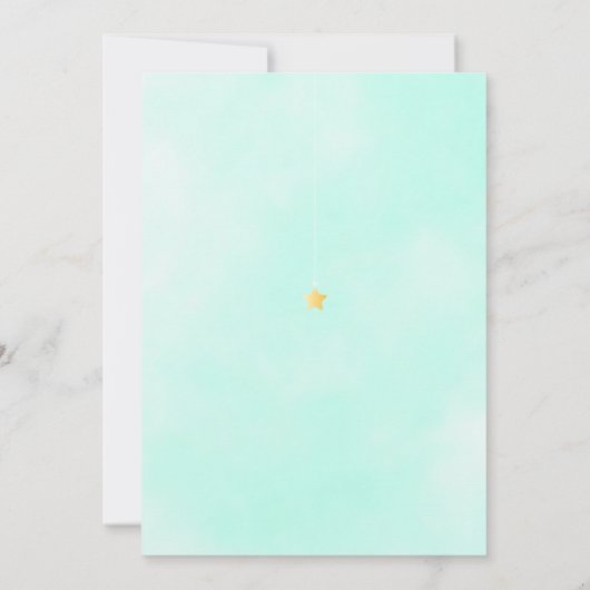 Baby shower Annuleringsdouche per Mail Neutral Kaart (Achterkant)