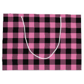 Baby shower Antlers Girl Pink Groot Cadeauzakje (Achterkant)