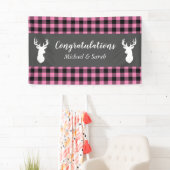 Baby shower Antlers Girl Pink Spandoek (Insitu)