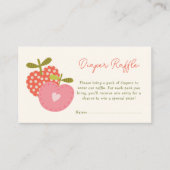 Baby shower Appel van Onze Oog Herfst Luier Raffle Informatiekaartje (Voorkant)