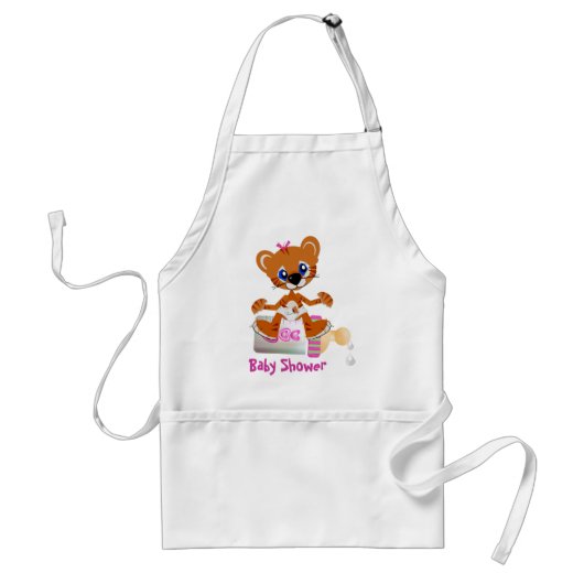 Baby shower Apron Standaard Schort (Voorkant)