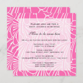 Baby shower, Art Nouveau Floral Pattern Kaart (Voorkant / Achterkant)