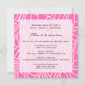  Baby shower, Art Nouveau Floral Pattern Kaart (Voorkant)