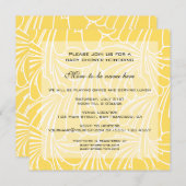  Baby shower, Art Nouveau Floral Pattern Kaart (Voorkant / Achterkant)