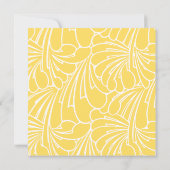  Baby shower, Art Nouveau Floral Pattern Kaart (Achterkant)