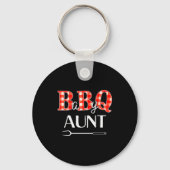 Baby Shower Aunt Bbq Party Cute Matching Family  Sleutelhanger (Voorkant)