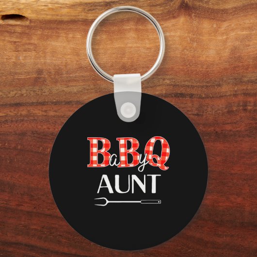 Baby Shower Aunt Bbq Party Cute Matching Family  Sleutelhanger (Voorkant)