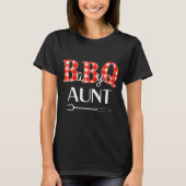 Baby Shower Aunt Bbq Party Cute Matching Family  T-shirt (Voorkant)