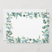 Baby shower Australian Animals Waterverf Kaart (Achterkant)