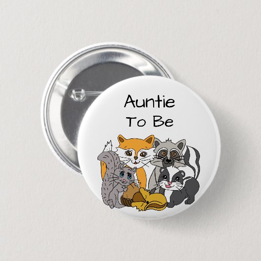 BABY SHOWER B RONDE BUTTON 5,7 CM (Voorkant /achterkant)