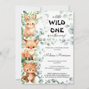 Baby shower Baby Animals Kaart