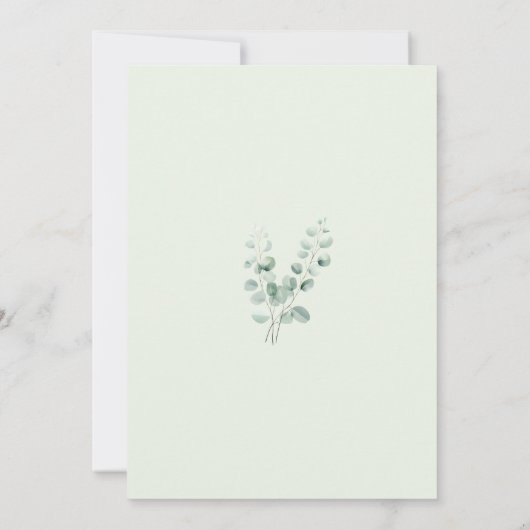 Baby shower Baby Animals Kaart (Achterkant)