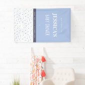 Baby shower Baby Blue Custom Banner (Insitu)