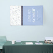 Baby shower Baby Blue Custom Banner (Beurs)