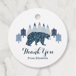 Baby shower Baby Boy Dank u Bedankjes Labels