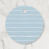 Baby shower Baby Boy Dank u Bedankjes Labels (Achterkant)