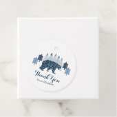 Baby shower Baby Boy Dank u Bedankjes Labels (In situ)