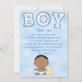 Baby shower Baby Boy Etnic Kaart (Voorkant)