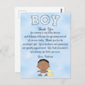 Baby shower Baby Boy Etnisch Briefkaart (Voorkant / Achterkant)