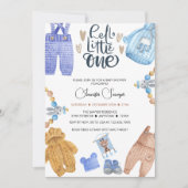 Baby shower Baby Boy Shower-uitnodigingen Kaart (Voorkant)