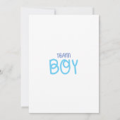 Baby shower Baby Boy uitnodiging (Achterkant)