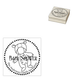Baby shower Baby Draag Rubberstempel