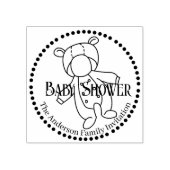 Baby shower Baby Draag Rubberstempel (Afrduk)
