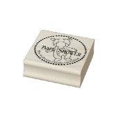 Baby shower Baby Draag Rubberstempel (Stempel)