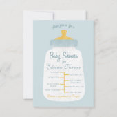 baby shower Baby flesopening Kaart (Voorkant)