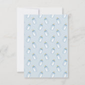 baby shower Baby flesopening Kaart (Achterkant)