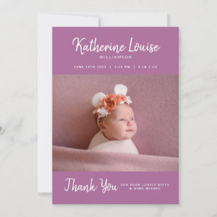 BABY SHOWER   Baby Gift Hartelijk dank uitnodiging