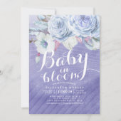 Baby shower Baby in Bloom Boho Flowers Kaart (Voorkant)