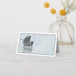 Baby shower  Baby kinderwagen Pram Plaatskaartje