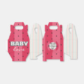 Baby shower Baby-liefdesbox Bedankdoosjes (Uitgevouwen)