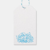 Baby shower Baby Making Potion Sky Blue Dank u Cadeaulabel (Achterkant)