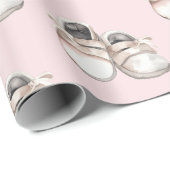 Baby shower baby schoenen cadeaupapier (Rol Hoek)