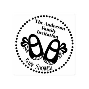 Baby shower Baby Shoe Rubber Stamp Rubberstempel