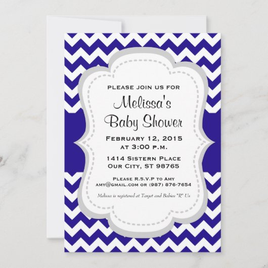 baby shower, Baby sprint, Aangepast uitnodigen Kaart (Voorkant)