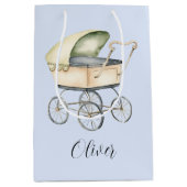 Baby shower baby-vervoer medium cadeauzakje (Voorkant)