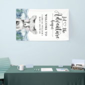 Baby shower Banner Forest Adventure Mountains (Beurs)