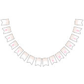 baby shower Banner Pink Gold Confetti (Alle)