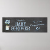 Baby shower banner poster (Voorkant)