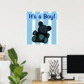 Baby shower banner/poster aanpasbaar Het is een jo Poster (Thuiskantoor)