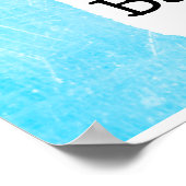 Baby shower Banner Poster voor  voor  voor jonge b (Hoek)